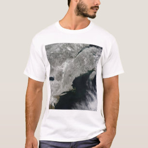 Camiseta Vista por satélite de la nieve