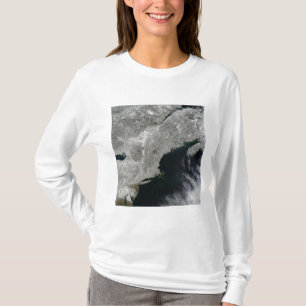 Camiseta Vista por satélite de la nieve