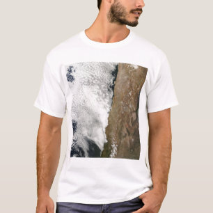 Camiseta Vista por satélite de las montañas de los Andes