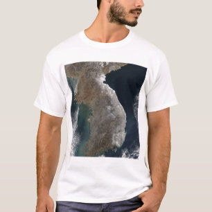 Camiseta Vista por satélite de nevadas
