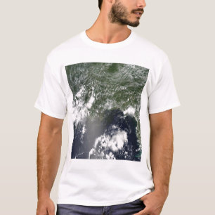 Camiseta Vista por satélite del Golfo de México