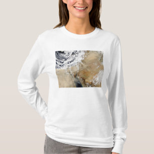 Camiseta Vista por satélite del mediterráneo del este