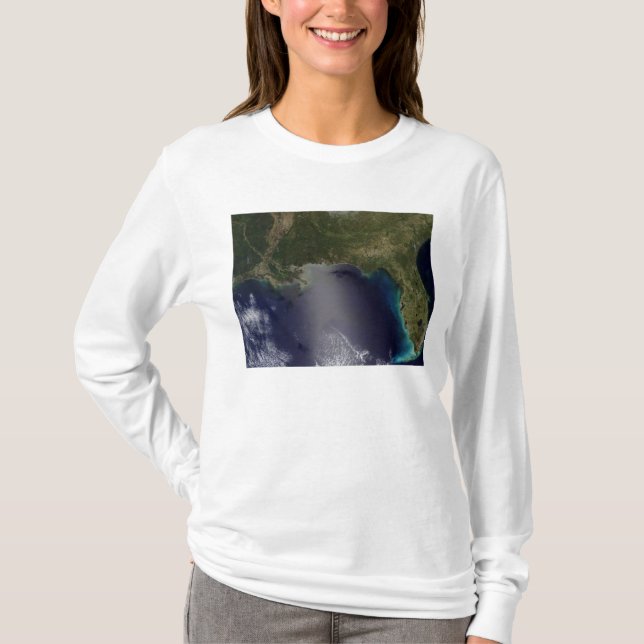 Camiseta Vista por satélite del sudeste de los Estados Unid (Anverso)
