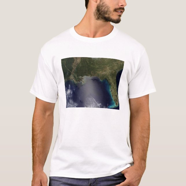 Camiseta Vista por satélite del sudeste de los Estados Unid (Anverso)