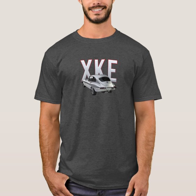 Camiseta Vista posterior de Jaguar XKE (Anverso)