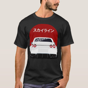 Camiseta Vista posterior de Nissan GTR r35