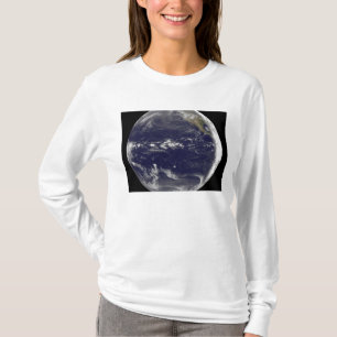 Camiseta Vista satelital de la Tierra