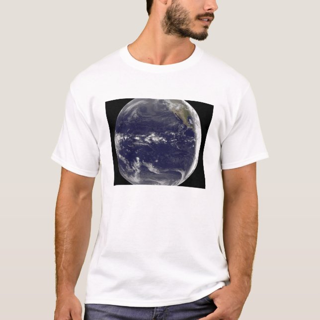 Camiseta Vista satelital de la Tierra (Anverso)