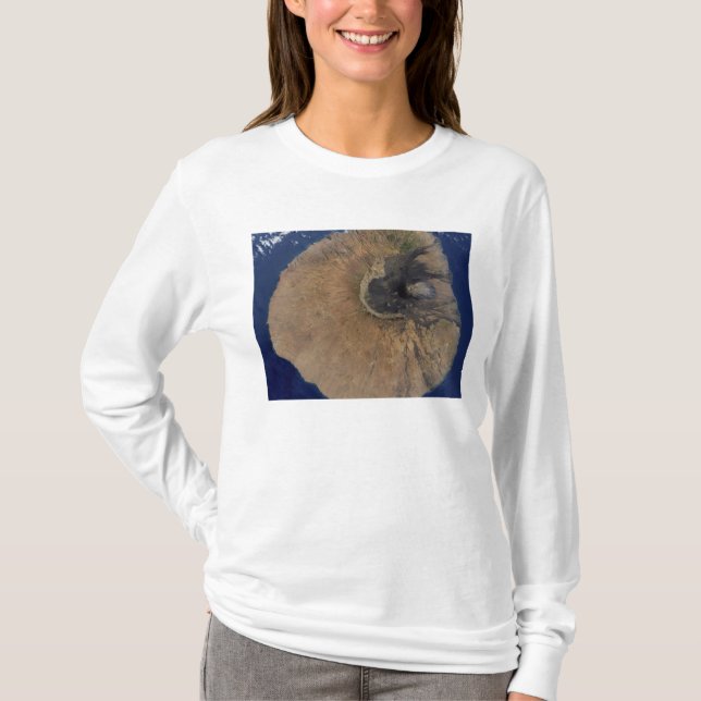 Camiseta Vista satelital del Monte Fogo (Anverso)
