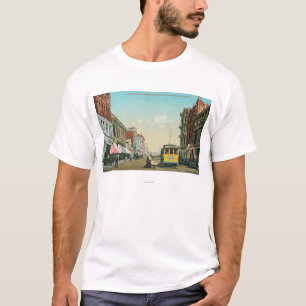 Camiseta Vista septentrional de la 5ta calle de la calle de