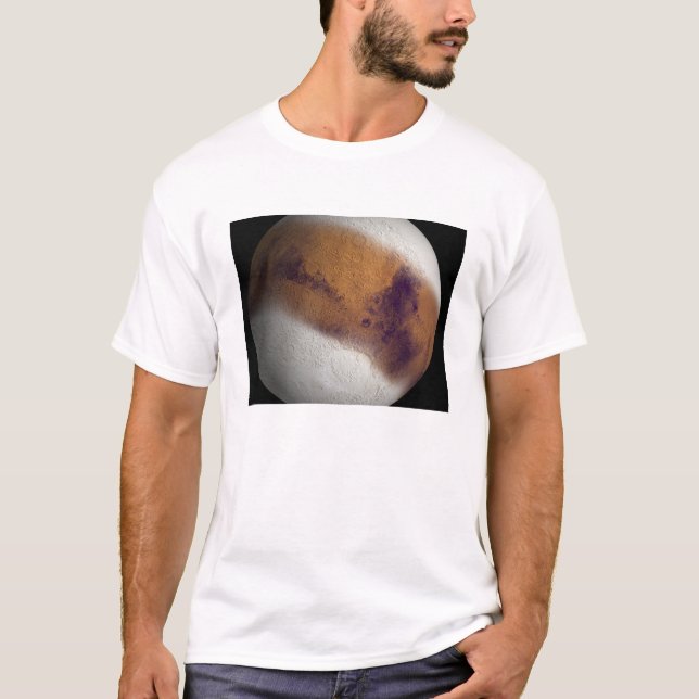 Camiseta Vista simulada de Marte (Anverso)