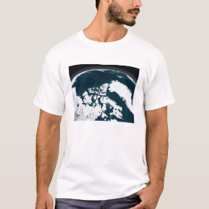 Camiseta Vista sobre Groenlandia y el Océano Ártico