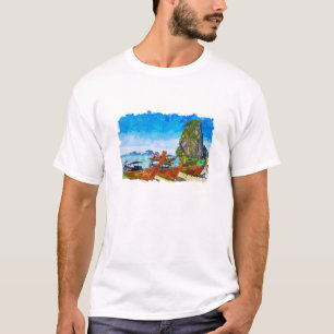 Camiseta Vista tropical de Phuket Thailand Beach