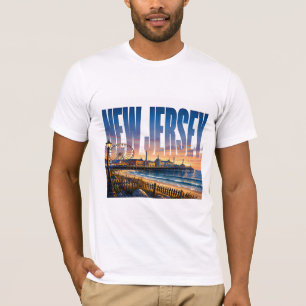Camiseta Vistas del océano en el paseo marítimo costero de