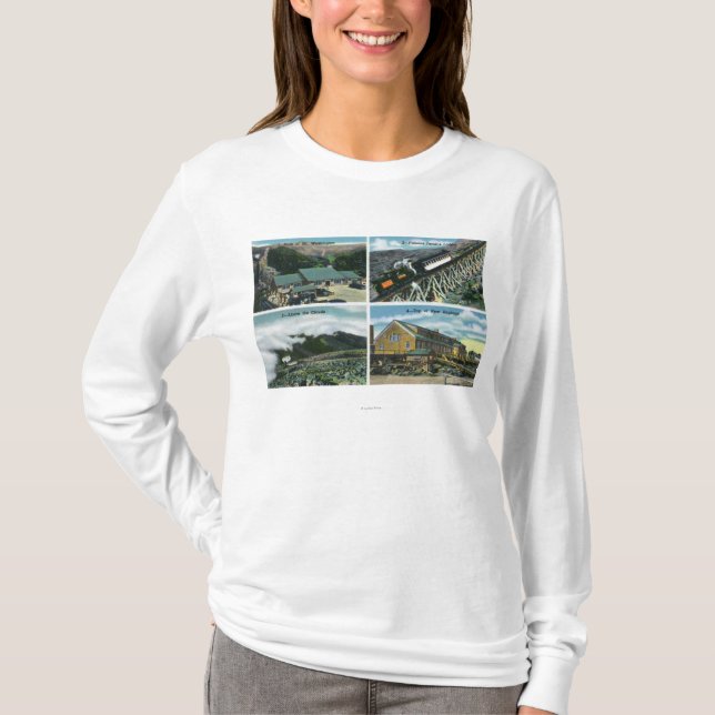Camiseta Vistas escénicas del viaje hacia la cumbre (Anverso)