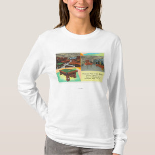 Camiseta Vistas interiores de la mesa de billar de Newark