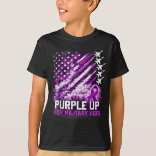 Camiseta Viste de morado a los niños militares abril concie