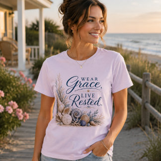 Camiseta Viste Gracia, Vive Tranquilo – Inspirational Coste