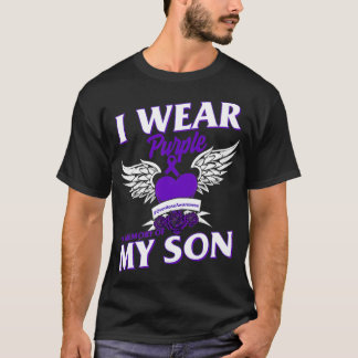 Camiseta Viste Morado En Memoria De La Conciencia Sobre La 