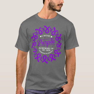 Camiseta Viste Morado En Memoria De La Conciencia Sobre La 
