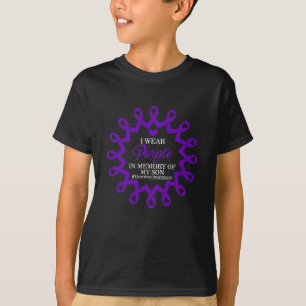 Camiseta Viste Morado En Memoria De La Conciencia Sobre La