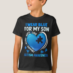 Camiseta Visto Azul Por El Día De Concientización Del Autis