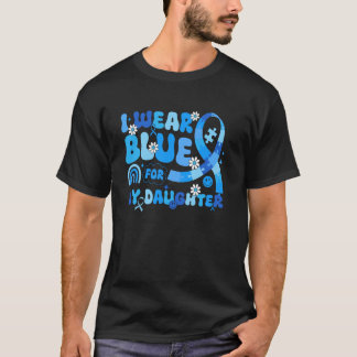 Camiseta Visto Azul Por La Conciencia Del Autismo De Mi Hij