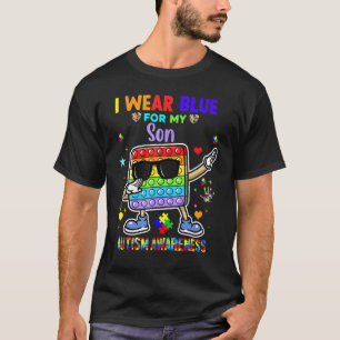 Camiseta Visto Azul Por Mi Hijo Mes de Concientización sobr