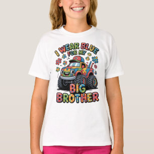 Camiseta Visto de Azul por la Conciencia del Autismo de mi 