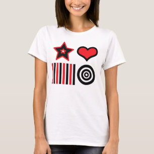 Camiseta visual del estímulo del nuevo mes de los