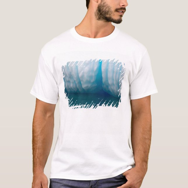 Camiseta Visualización de icebergs en azul en el Canal de E (Anverso)
