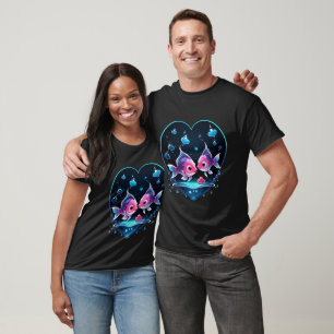 Camiseta Visualización del El día de San Valentín de vector