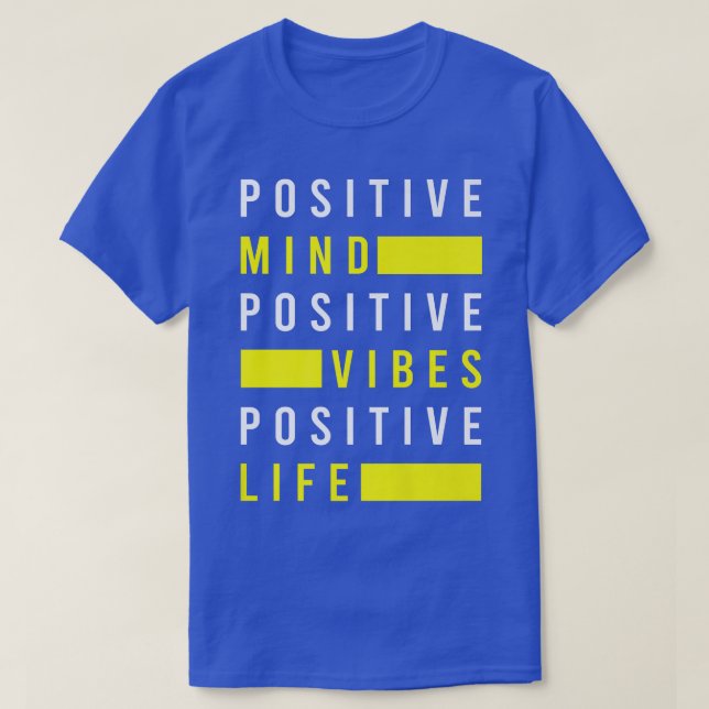 Camiseta Visualización positiva de la relación de vida de l (Diseño del anverso)