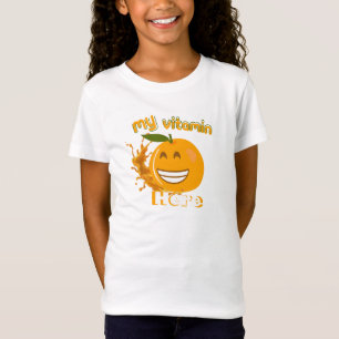 Camiseta Vitamina C naranja