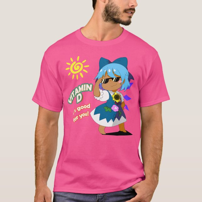 Camiseta Vitamina D Tanned Cirno (Anverso)
