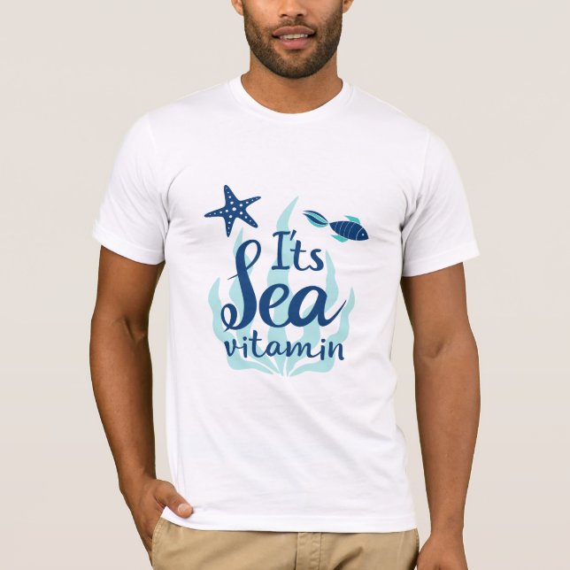 Camiseta Vitamina del mar - Tee de verano inspirado en el o (Anverso)