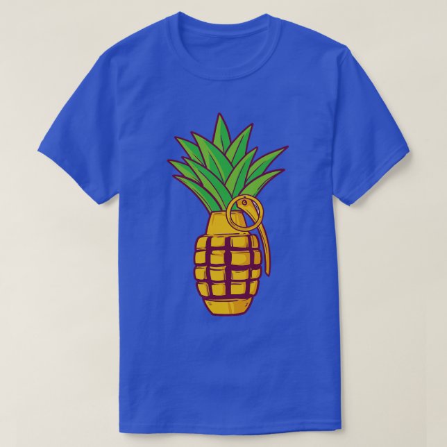Camiseta Vitamina en granada de bomba de piña (Diseño del anverso)