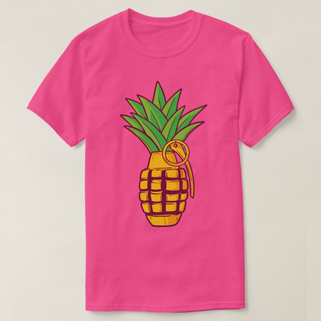 Camiseta Vitamina en granada de bomba de piña (Diseño del anverso)