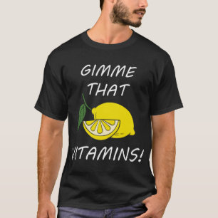 Camiseta Vitamins Graciosa Cita Lemonade Citrus Fruit