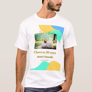 Camiseta vitoreo por los 50 años de amor es dulce retro