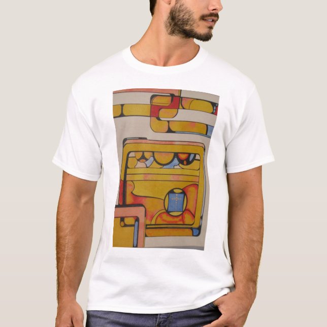 Camiseta "Vitral para Duchamp " (Anverso)