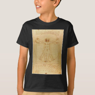 Camiseta Vitruviano de Da Vinci