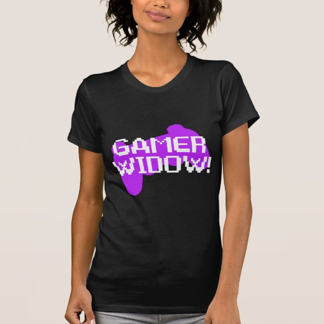 Camiseta Viuda del videojugador (Anverso)