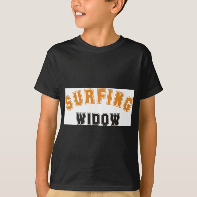 Camiseta viuda surfera (Anverso)