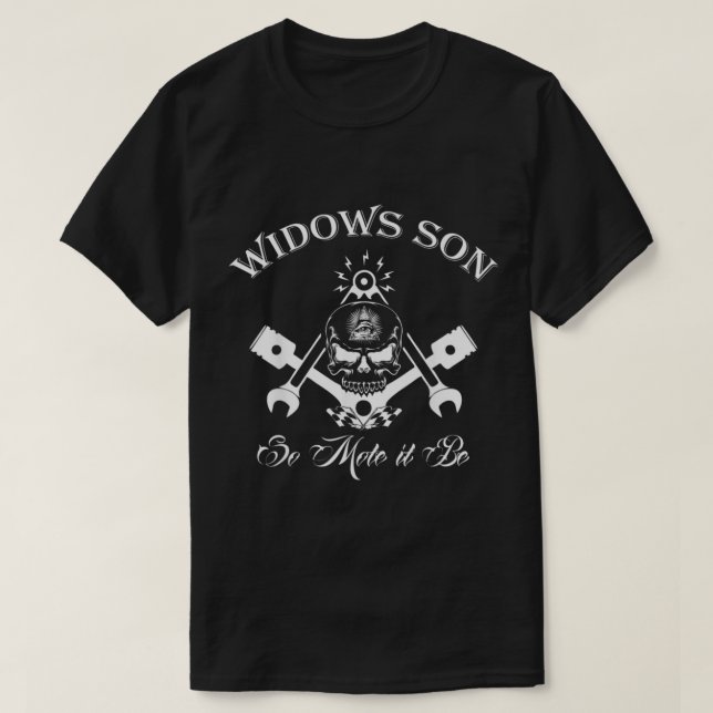 Camiseta Viudas son masónicas (Diseño del anverso)