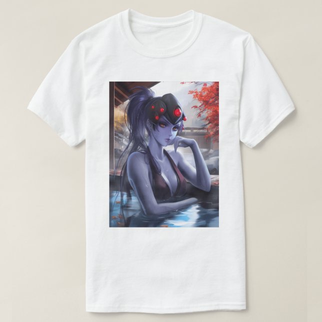 Camiseta Viudo de primavera caliente (Diseño del anverso)