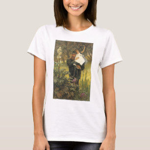 Camiseta Viudo por Tissot, Arte de Retrato Victoriano Vinta