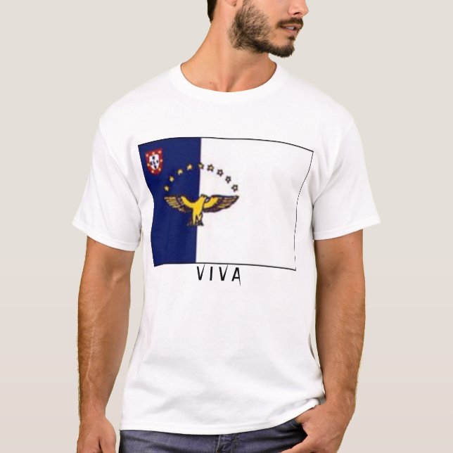 Camiseta Viva Açores (Anverso)