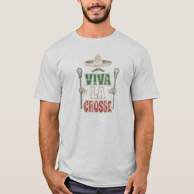 Camiseta VIVA apenado vintage LACROSSE (Anverso)