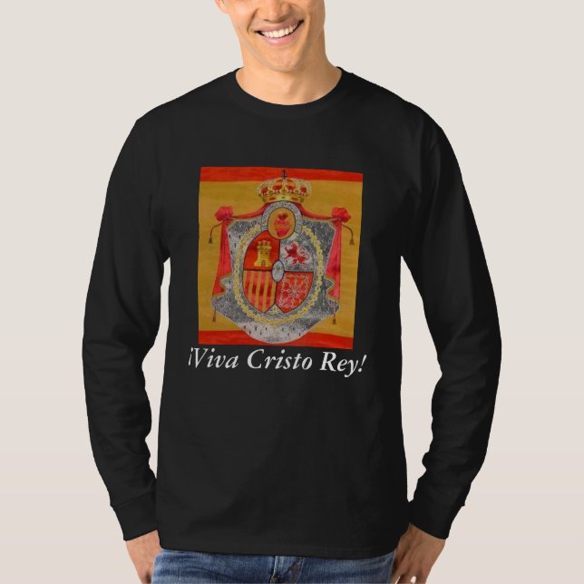 Camiseta ¡¡Viva Cristo Rey! (Anverso)